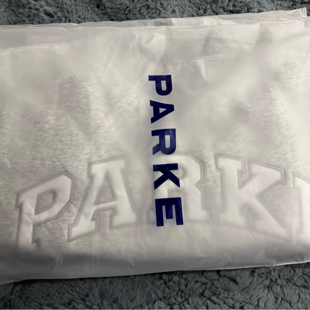 Parke Women's Gray Mock Neck Sweatshirt L/XL NWT - Picture 4 of 5